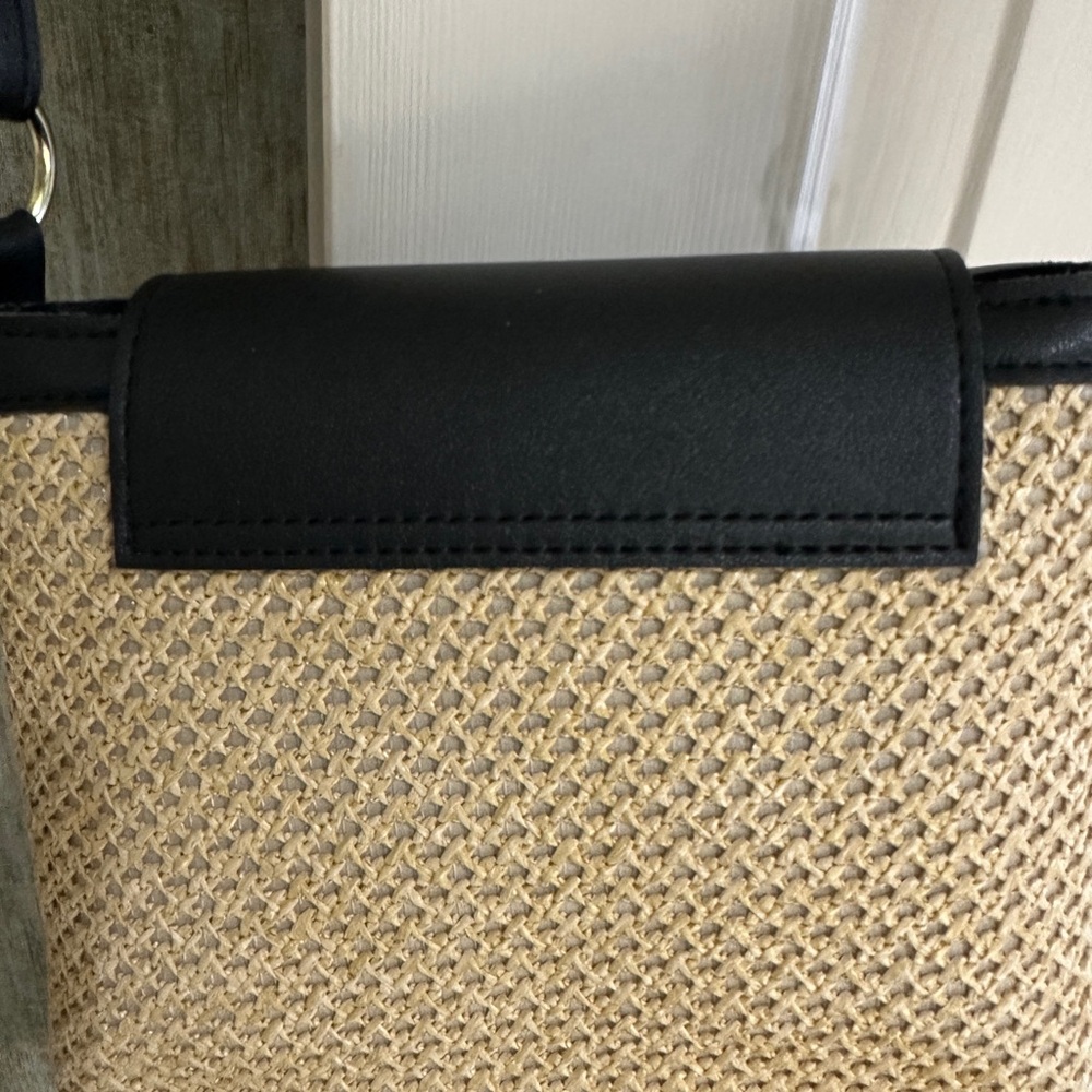 New, Black and Tan Crossbody Bag. Carried once.  9x8x5 - Picture 2 of 4